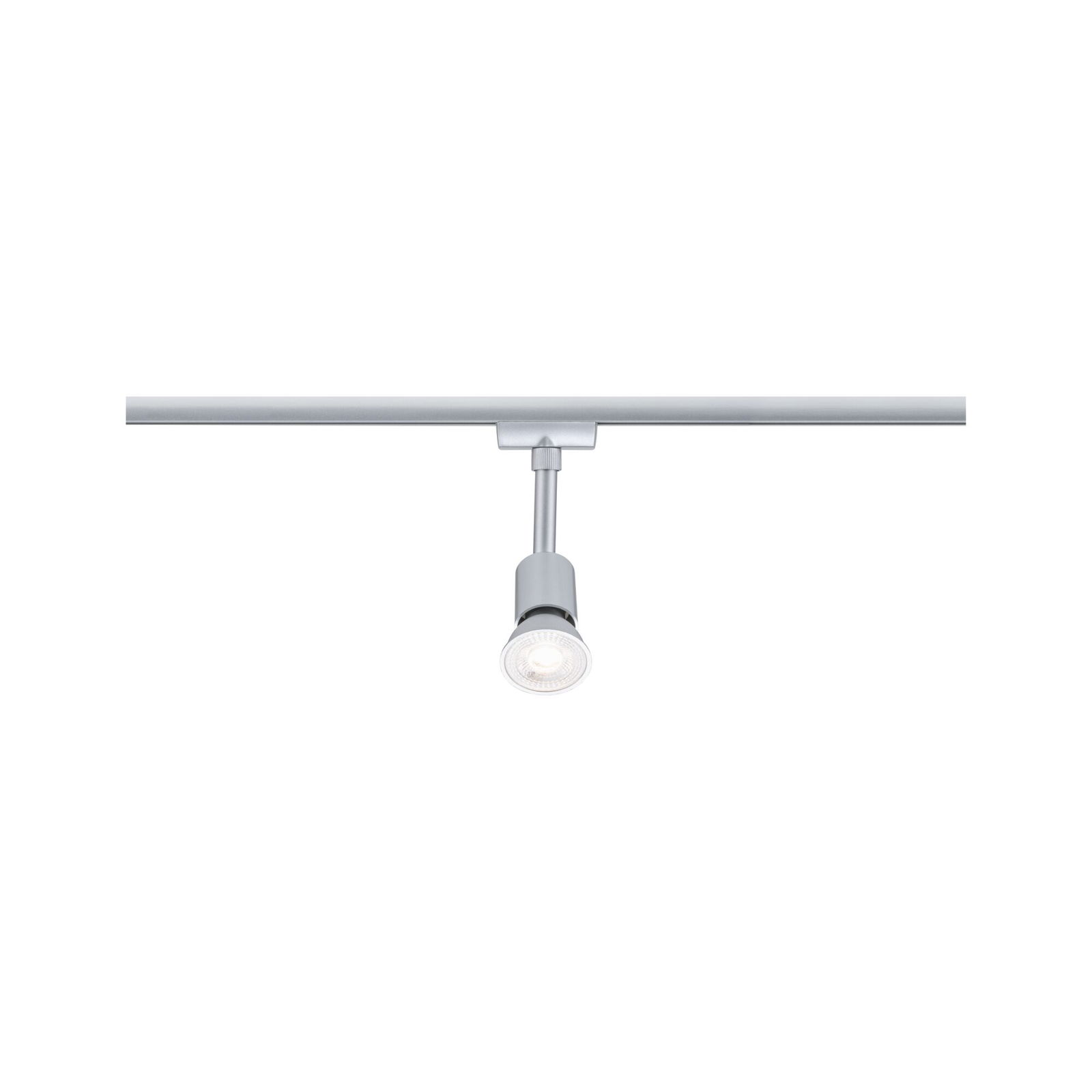 URail Spot sur rail LED Salt Spot individuel GU10 max. 10W gradable 230V Chrome mat