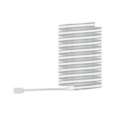 Flexibele LED-strip met witte kabel en 24V aansluiting voor moderne binnenverlichting