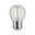 Filament 230 V LED-kogellamp E27 250lm 2,6W 2700K Helder Klassieke LED-lamp met helder glas en zilveren metalen fitting voor energiezuinige verlichting