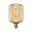 Metallic Glow 230 V Standard LED illuminant Zyl E27 Helix 130lm 3,5W 1800K Brass Gold LED bulb with decorative wire mesh and warm light for stylish home lighting