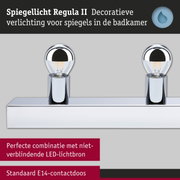 Set LED-spiegellamp Regula II Inclusief fluorescentielampen 4-vlammig IP44 E14 2700K 4x440lm 230V 4x4,8W dimbaar Chroom/Kopspiegel zilver
