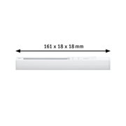 Weißes schmales LED-Leuchtmittel mit Maßen 161 x 18 x 18 mm für energiesparende Beleuchtung