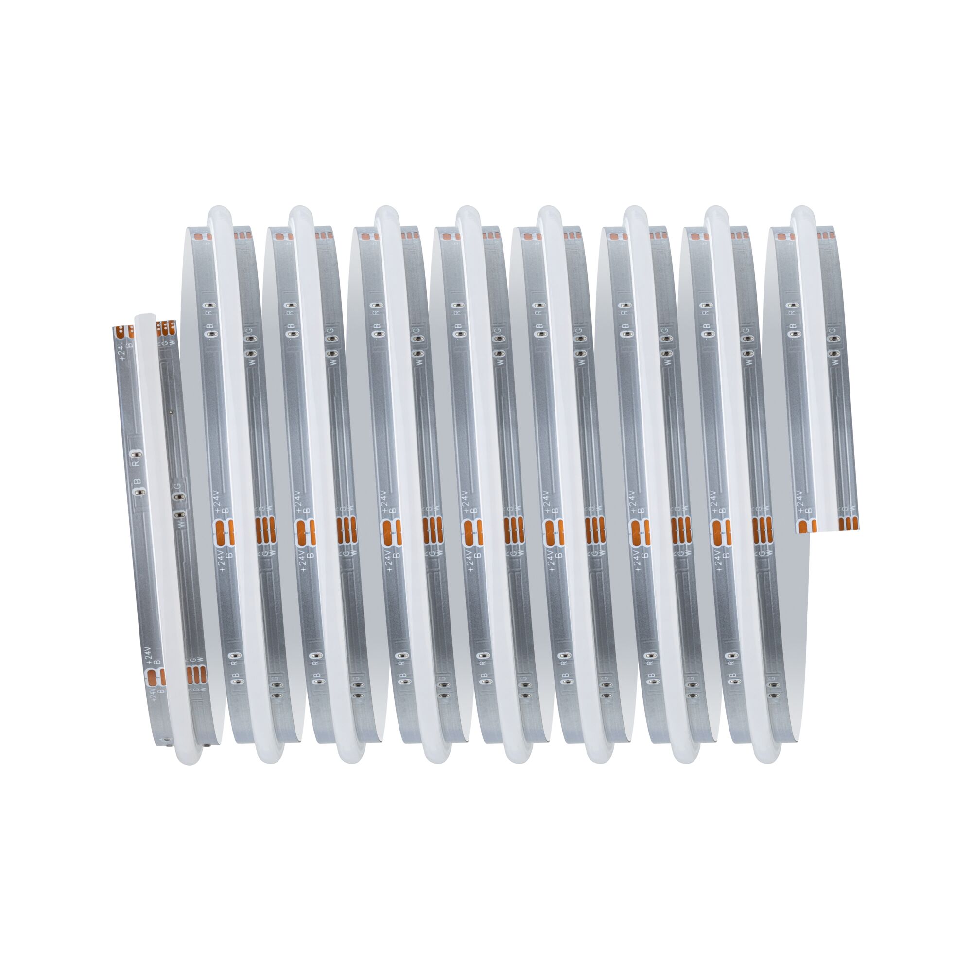 Flexibele witte LED-strip met transparante connector voor moderne binnenverlichting