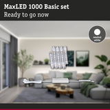 MaxLED 1000 Basic set with neutral white LED strip and power supply for home lighting