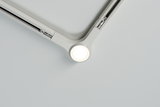 White Y-shaped ceiling light with integrated LED and metal track system for modern lighting