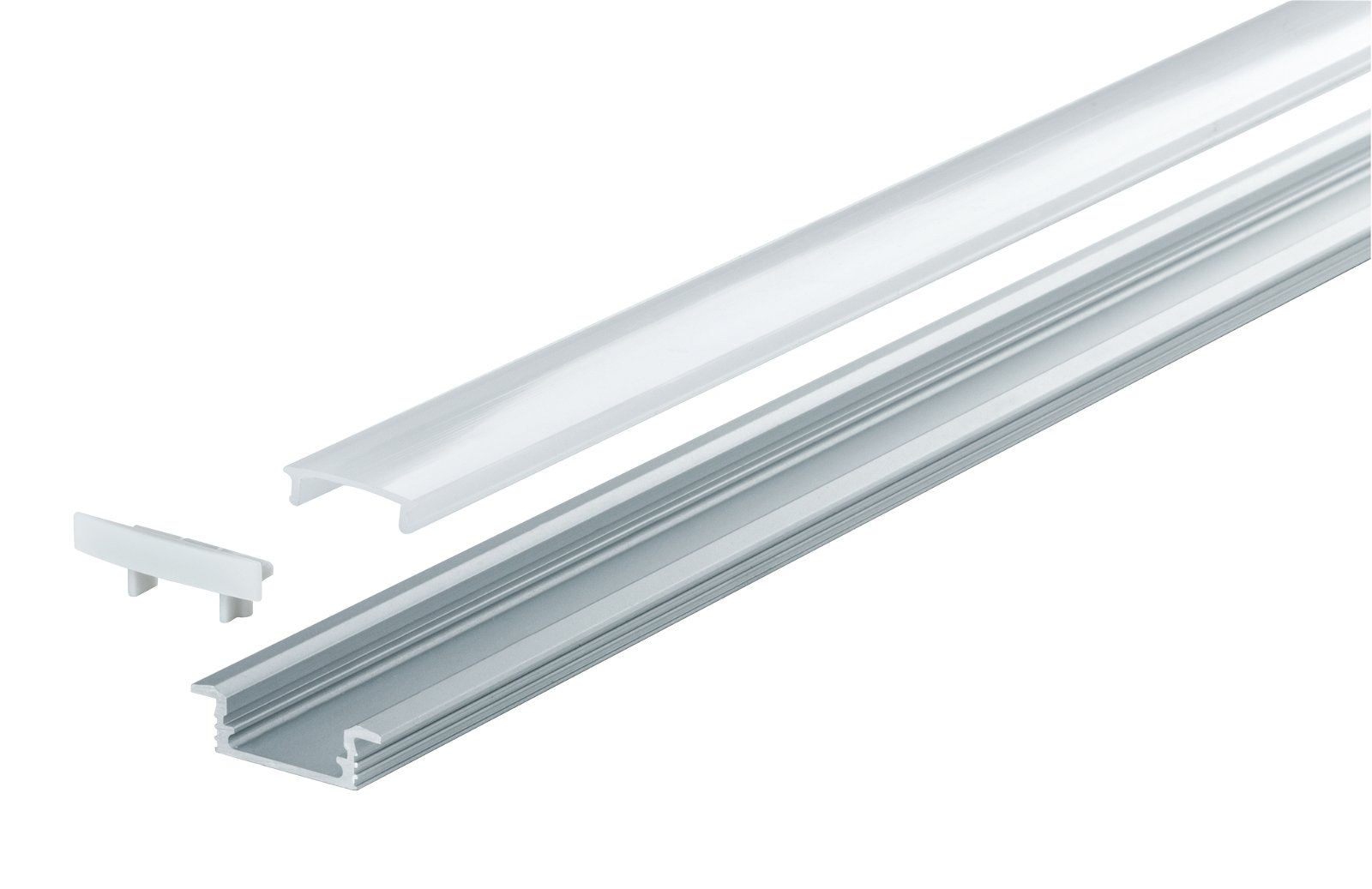 LED Strip recessed profile Floor 2.010x27mm Aluminium/Satin