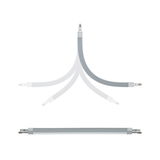 Grijze flexibele LED-lichtstrip met connectoren voor modulaire verlichtingssystemen