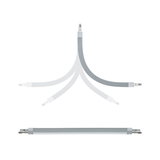 Bande LED flexible grise avec connecteurs pour systèmes d'éclairage modulaires