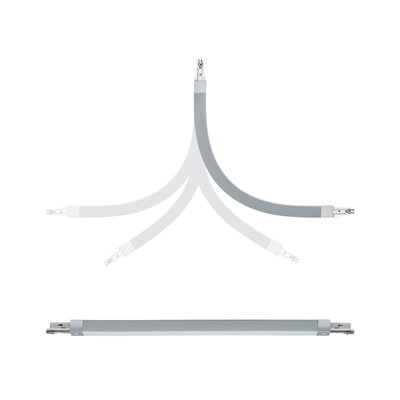 Bande LED flexible grise avec connecteurs pour systèmes d'éclairage modulaires
