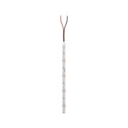 LED strip light with red and black wires, flexible indoor lighting solution