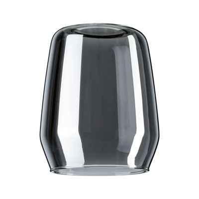 Rauchglas Lampenschirm aus Glas in Grau für moderne LED-Leuchten und Wohnraumbeleuchtung