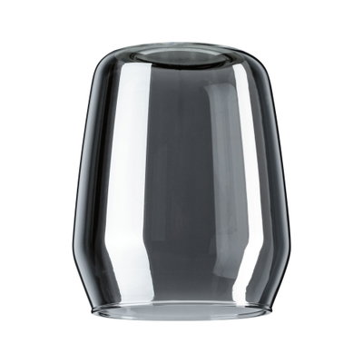 Rauchglas Lampenschirm aus Glas in Grau für moderne LED-Leuchten und Wohnraumbeleuchtung