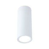 Round white metal ceiling light with LED for modern indoor lighting solutions