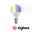 Standaard 230 V Smart Home Zigbee 3.0 LED-kogellamp E14 470lm 5W RGBW+ dimbaar Mat Kleurrijke LED-lamp met E14-fitting en Zigbee voor slimme verlichting en kleurverandering.