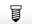 Black graphic icon of an E14 light bulb socket on white background for lighting products.