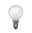 Ampoule à incandescence E14 230V 40lm 8W 2300K gradable Dépoli Petite ampoule ronde avec verre dépoli et base métallique, éclairage LED économique.