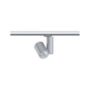 Moderner grauer LED-Strahler aus Metall für Schienensysteme, energiesparende Innenbeleuchtung