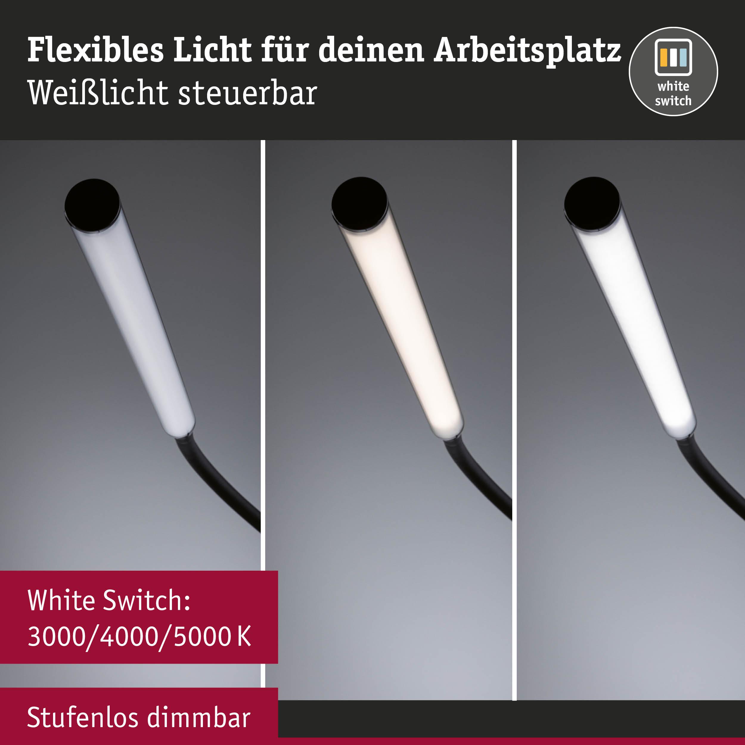 Flexibles LED-Arbeitslicht mit stufenlos dimmbaren Weißlicht in 3000, 4000 und 5000 Kelvin