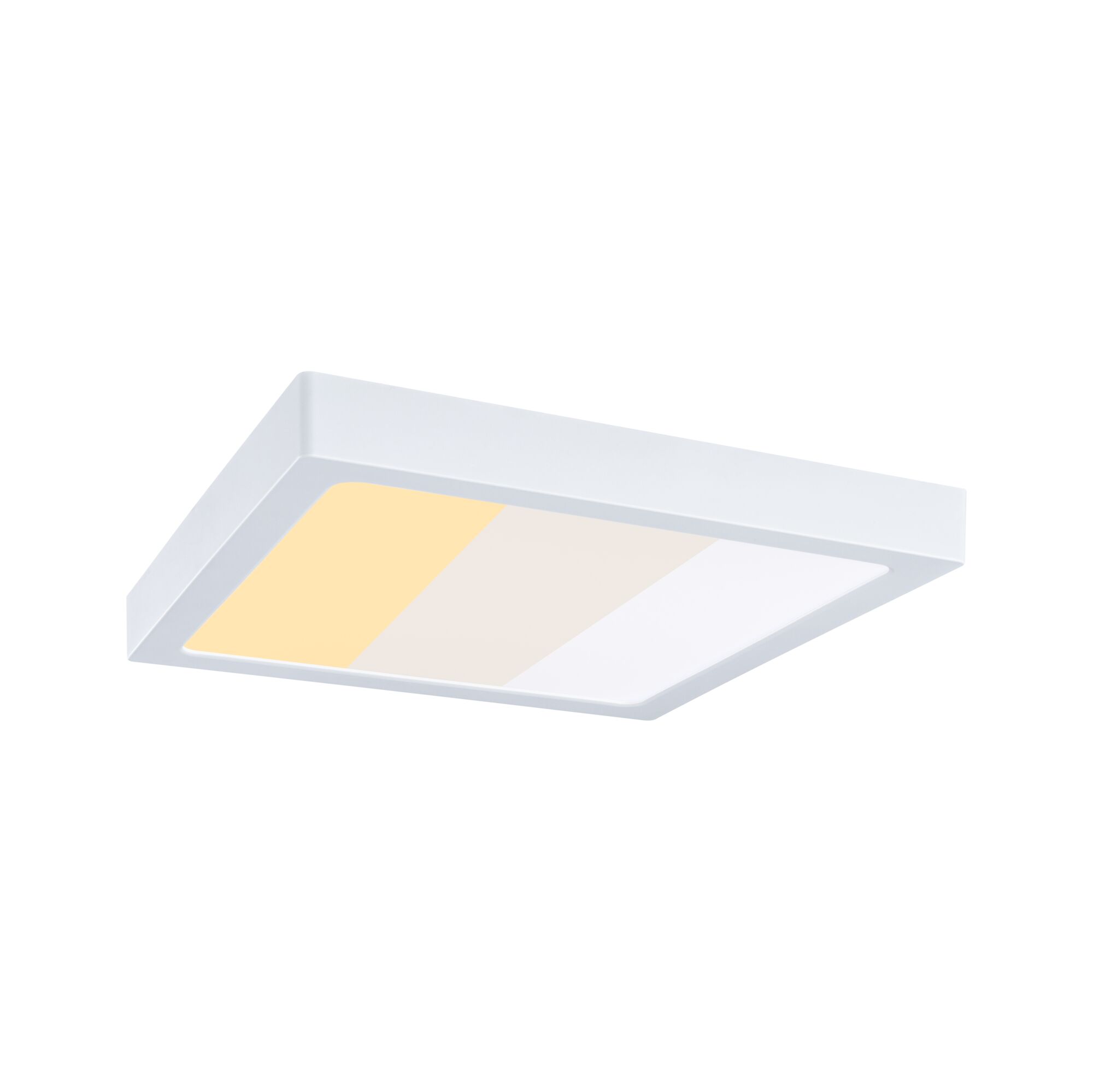 White LED ceiling panel with adjustable color temperature for modern room lighting and energy-efficient illumination