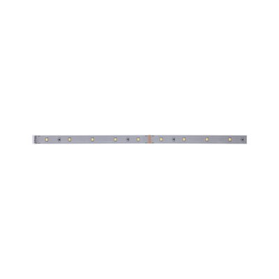 Long silver LED strip with warm white LEDs for versatile lighting applications