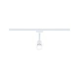 Spot LED blanc moderne en métal sur rail pour un éclairage d’intérieur flexible