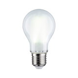 Klassische LED-Glühbirne mit E27-Fassung aus transparentem Glas für energiesparende Beleuchtung