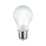 Klassische LED-Glühbirne mit E27-Fassung aus transparentem Glas für energiesparende Beleuchtung