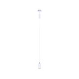 Hvid plastik pendelkabel til LED-lys med minimalistisk design og justerbar længde