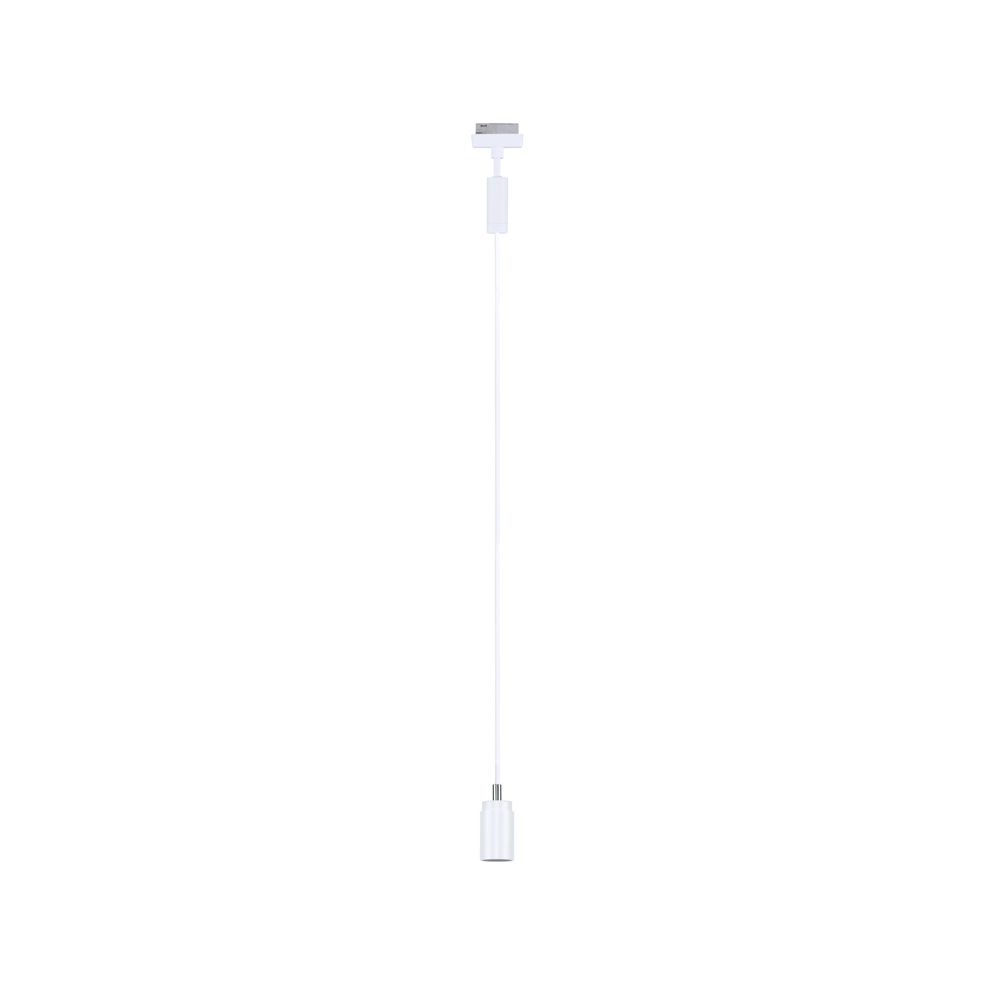 Hvid plastik pendelkabel til LED-lys med minimalistisk design og justerbar længde