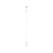 Weißes Pendelkabel aus Kunststoff für LED-Leuchten mit minimalistischer Optik und flexibler Länge