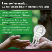 Langdurige LED-lamp in hand, energiezuinige LED-lamp met lange levensduur