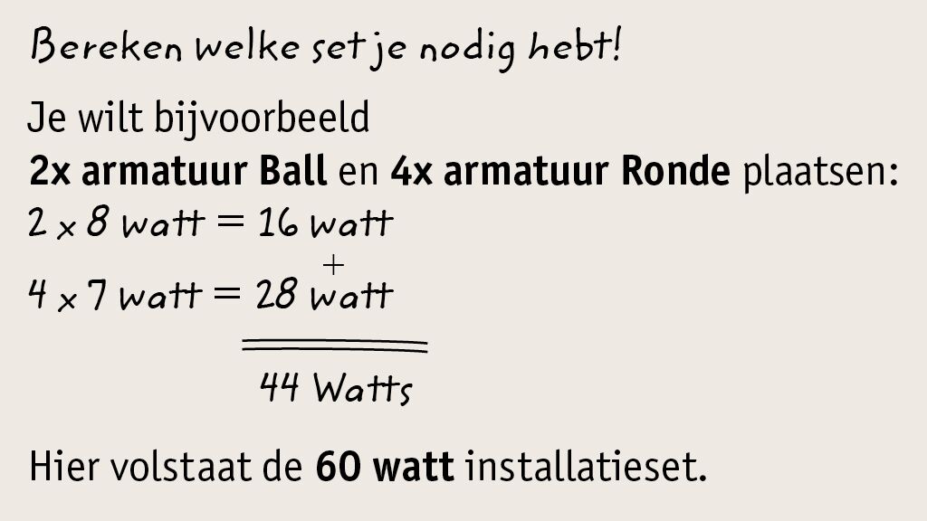 Berekening van de ULine-set die je nodig hebt Uitleg over de berekening van je ULine-set