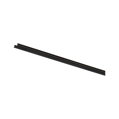 Schwarze Aluminium-Schiene für LED-Lichtsysteme, schlankes Design für moderne Beleuchtungslösungen