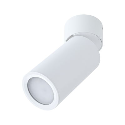 Spot LED de plafond moderne en métal blanc pour un éclairage ciblé