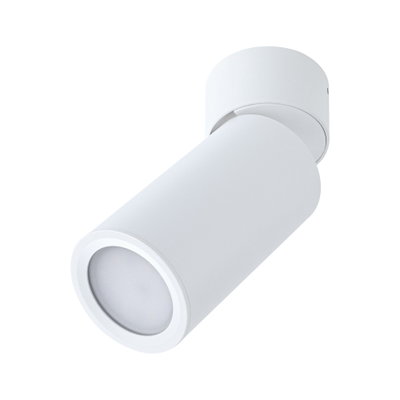 Moderne witte metalen LED-plafondspot voor gerichte verlichting