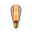 Inner Glow Edition Ampoules LED Ampoule intérieure sphérique E27 230V 120lm 3,6W 1800K gradable Doré Ampoule LED vintage en verre ambré avec base dorée pour éclairage décoratif chaleureux