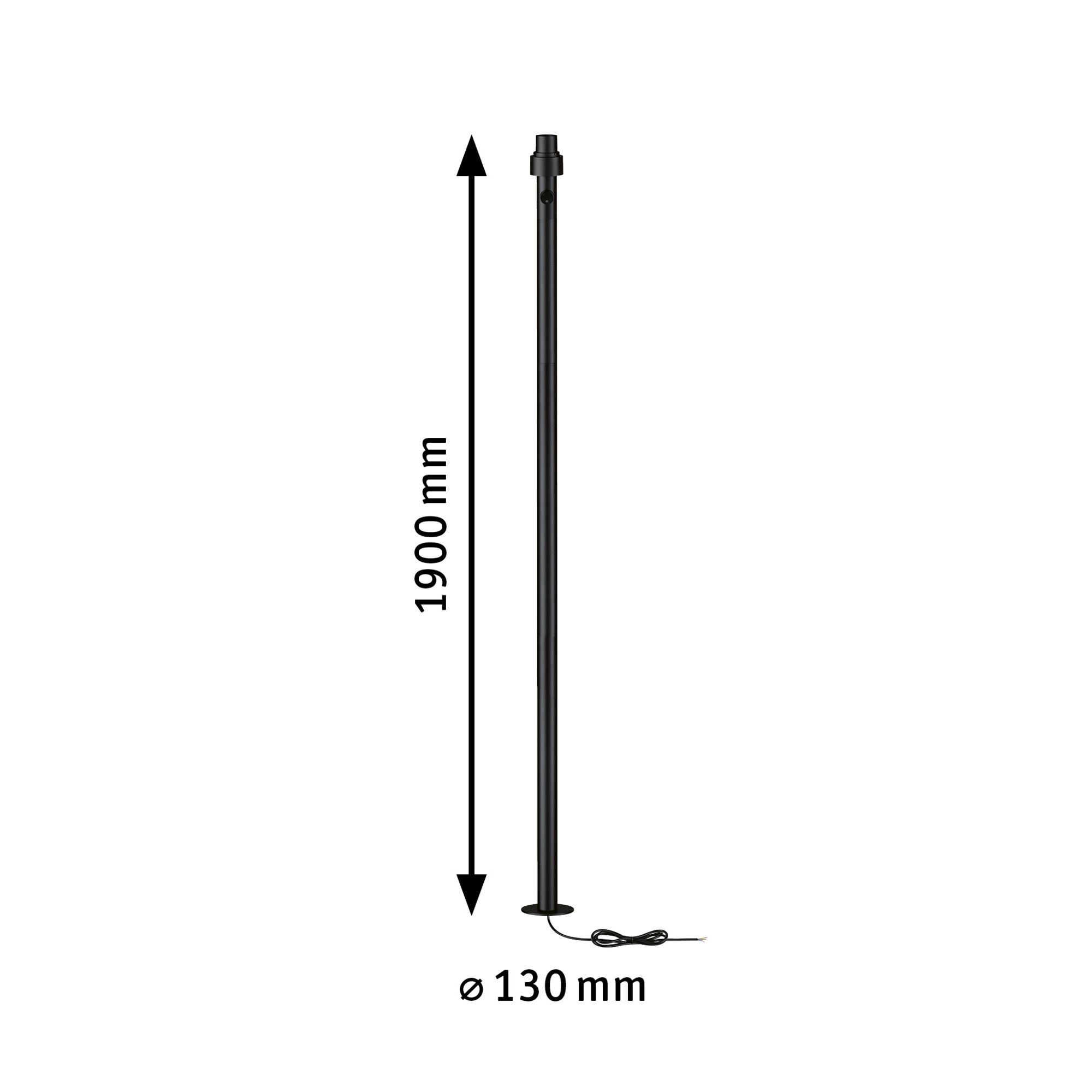ModuShine Borne Élevée IP44 1900mm allongée Anthracite