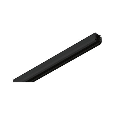 Schwarzes Aluminium-Profil für LED-Streifen mit geradlinigem Design für moderne Lichtinstallationen