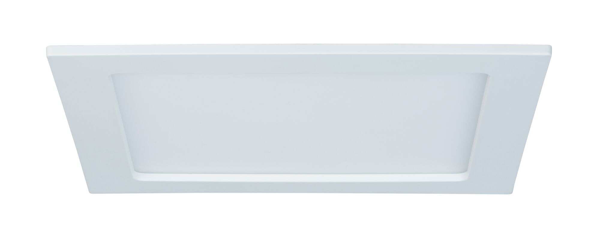 Rectangular white LED ceiling light made of plastic for modern indoor lighting