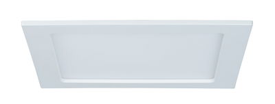 Rectangular white LED ceiling light made of plastic for modern indoor lighting