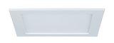 Rectangular white LED ceiling light made of plastic for modern indoor lighting