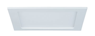 Rectangular white LED ceiling light made of plastic for modern indoor lighting