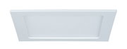 Rectangular white LED ceiling light made of plastic for modern indoor lighting