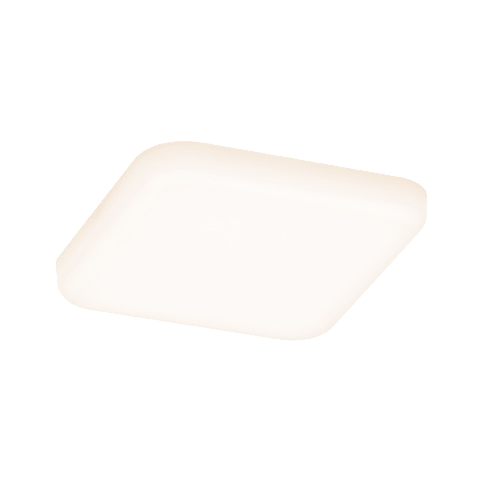 Vierkante witte LED-plafondlamp met afgeronde hoeken voor moderne verlichting