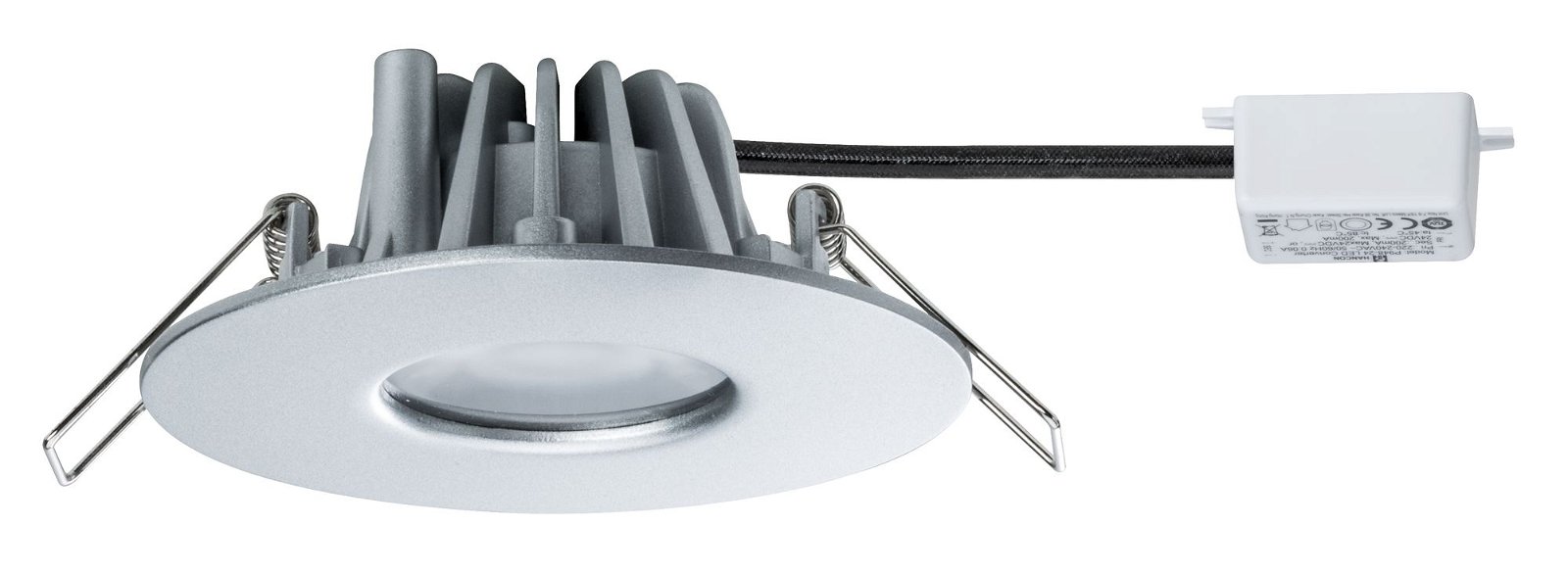 House recessed luminaire IP44 4,000 K 34° 5.8 W Silver