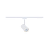 Moderne hvid metal LED-spot til skinnesystemer, energieeffektiv indendørs belysning