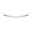 Linion Canal lumineux 90 ° 24V 13W 3000K Chrome mat Applique murale LED incurvée en aluminium argenté avec diffuseur blanc pour éclairage intérieur moderne