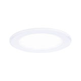 Round white LED recessed panel with glare-free diffuser for energy-efficient room lighting