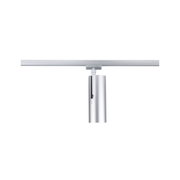 Moderne zilveren aluminium spot op railsysteem voor flexibele LED binnenverlichting