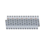Flexible silver LED strip with warm white LEDs for modern indoor lighting solutions